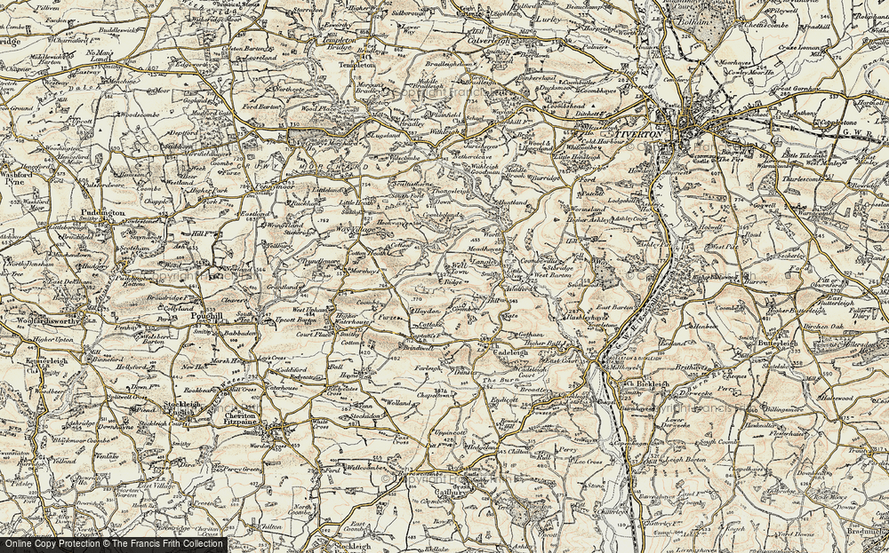 Old Map of Well Town, 1899-1900 in 1899-1900