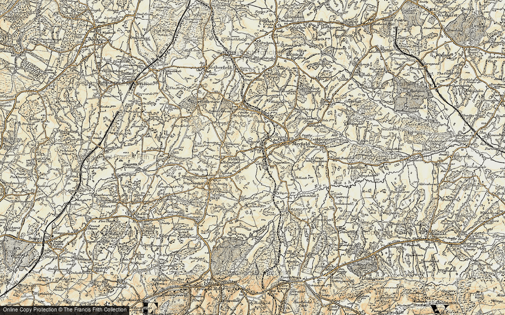 Old Map of Wellbrook, 1898 in 1898