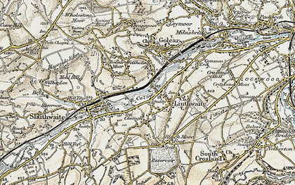 Old map of Wellhouse in 1903