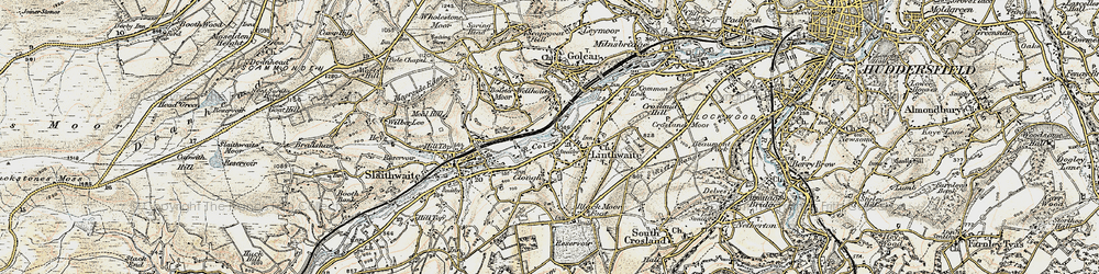 Old map of Wellhouse in 1903