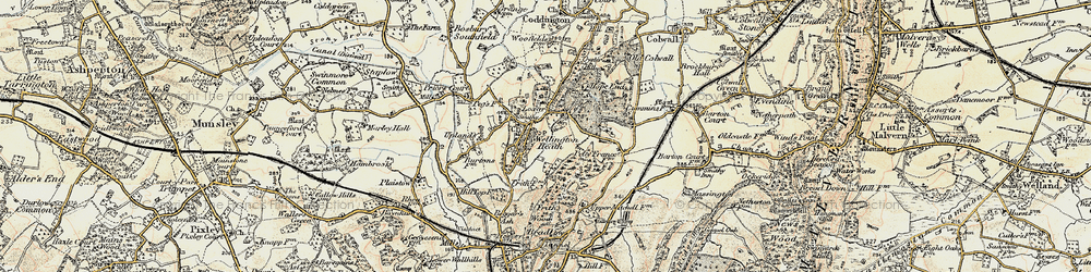 Old map of Wellington Heath in 1899-1901