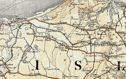 Old map of Lee Copse in 1899-1909