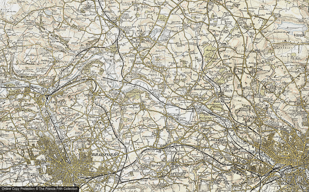 Old Map of Wellroyd, 1903-1904 in 1903-1904