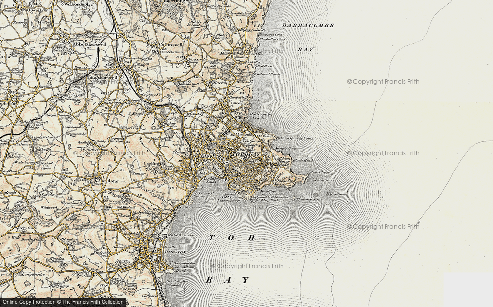 Old Map of Wellswood, 1899 in 1899