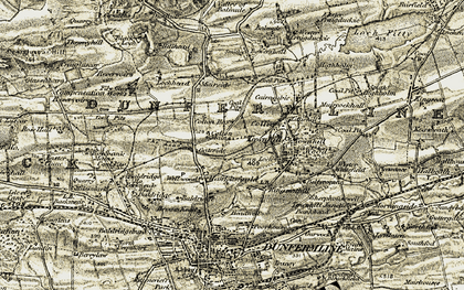 Old map of Wellwood in 1904-1906