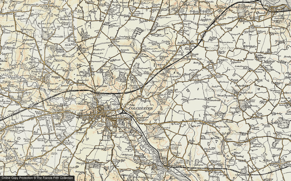 Old Map of Welshwood Park, 1898-1899 in 1898-1899