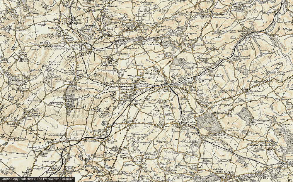 Old Map of Welton, 1899 in 1899