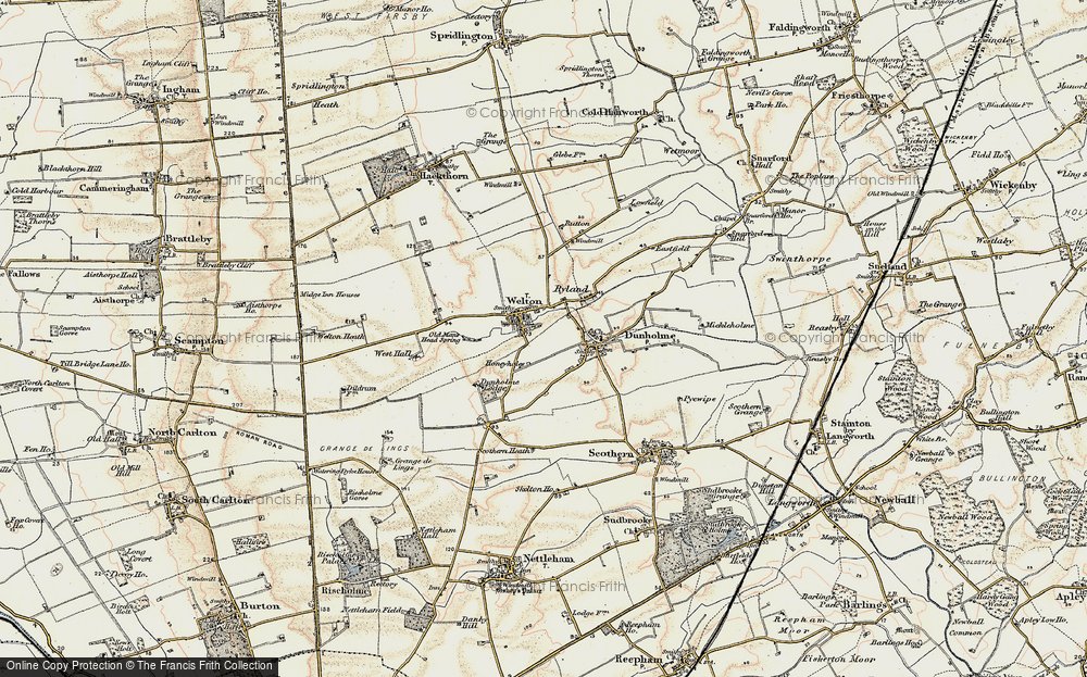 Old Map of Welton, 1902-1903 in 1902-1903
