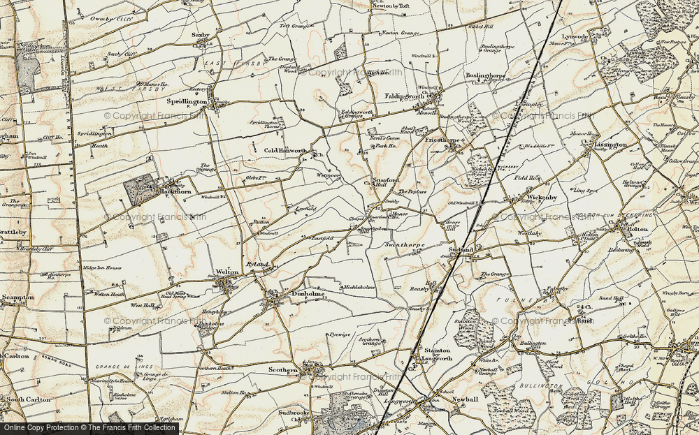 Old Map of Welton Hill, 1902-1903 in 1902-1903