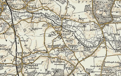 Old map of Blackheath in 1901-1902