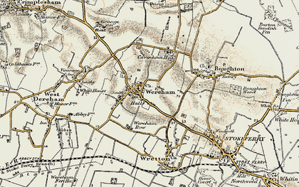 Old map of Winnold Ho in 1901-1902