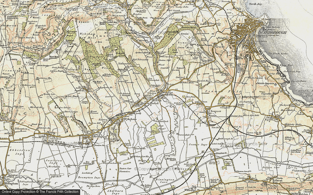 Old Map of West Ayton, 1903-1904 in 1903-1904