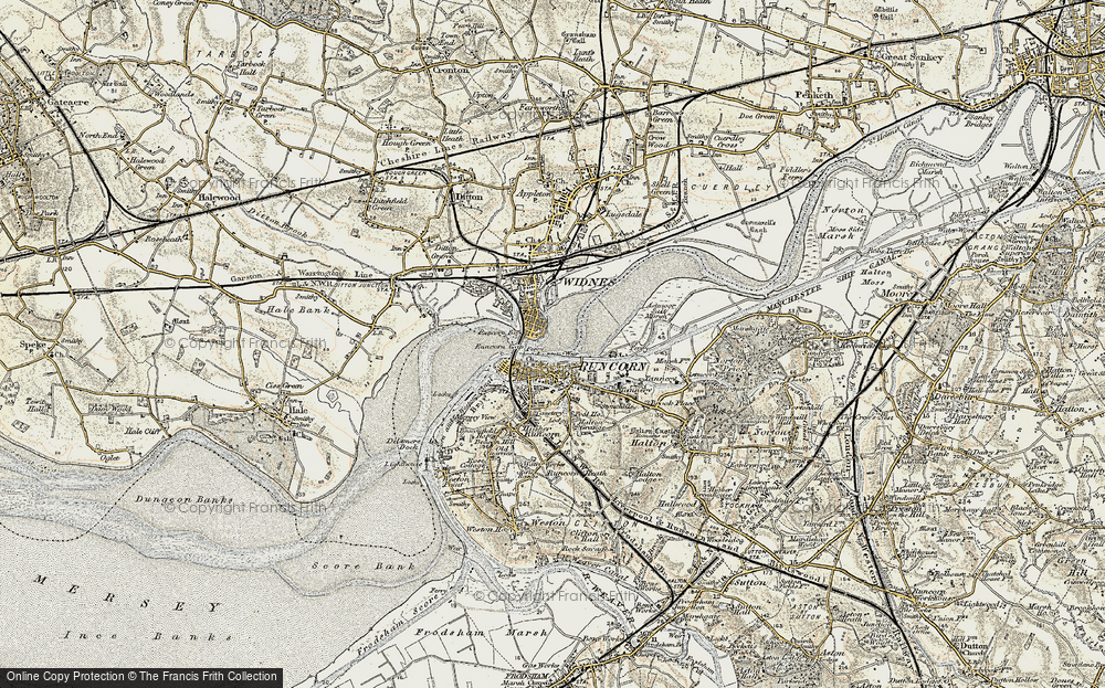 Old Map of West Bank, 1902-1903 in 1902-1903