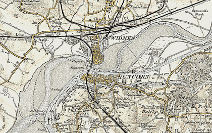 Old map of West Bank in 1902-1903