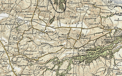 Old map of Alder Park in 1903-1904