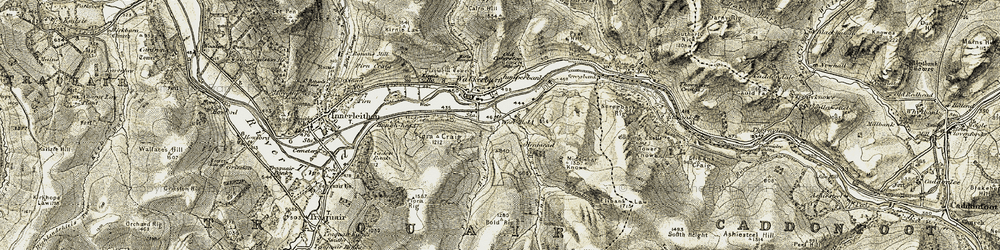 Old map of Bold Rig in 1903-1904