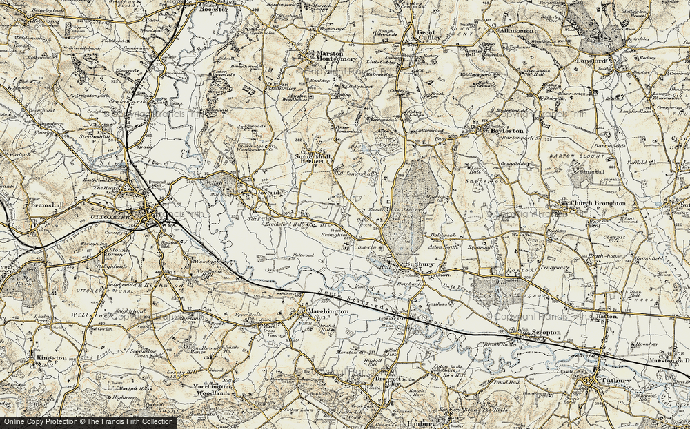 Old Map of West Broughton, 1902 in 1902