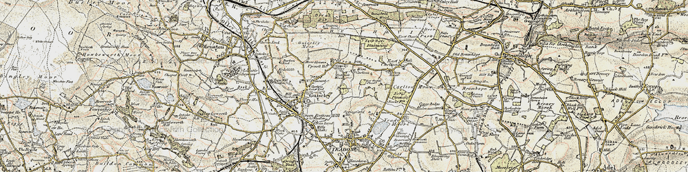 Old map of West Carlton in 1903-1904