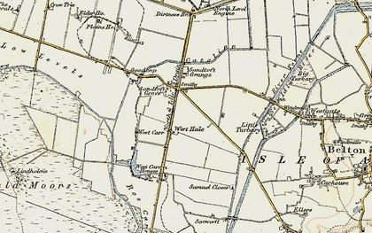 Old map of Lindholme Grange in 1903