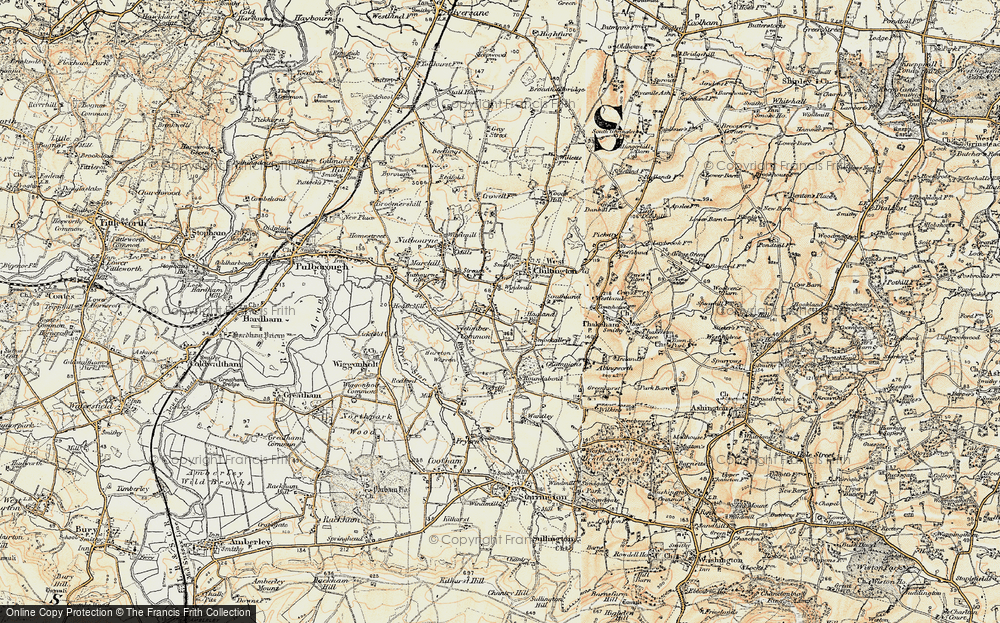 Old Map of West Chiltington Common, 1897-1900 in 1897-1900