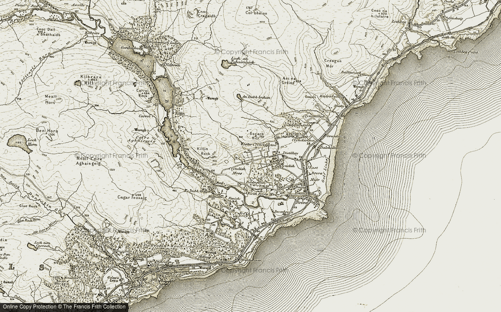 Old Map of West Clyne, 1910-1912 in 1910-1912