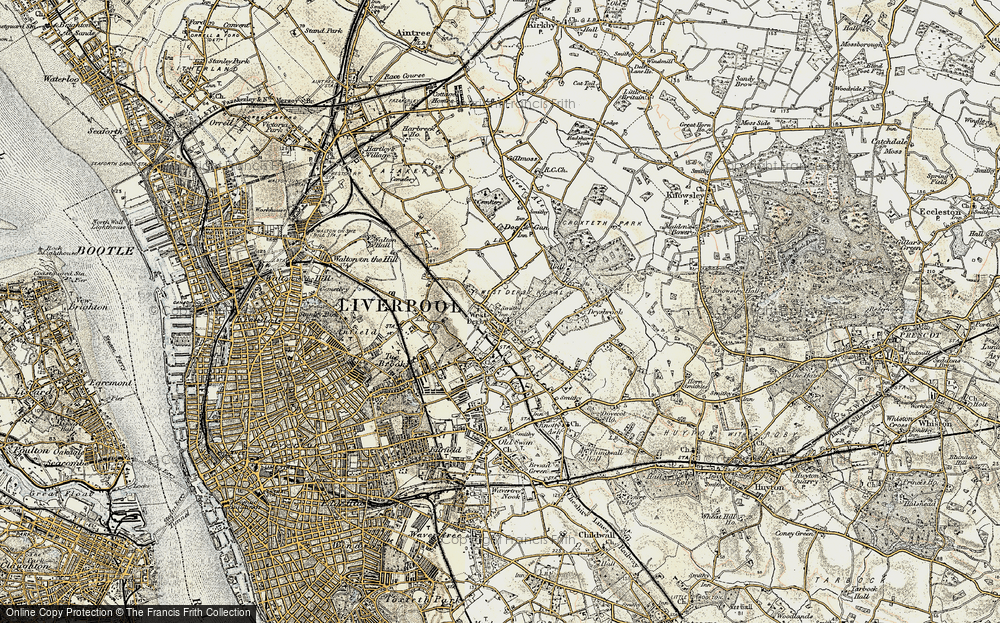 Old Map of West Derby, 1902-1903 in 1902-1903