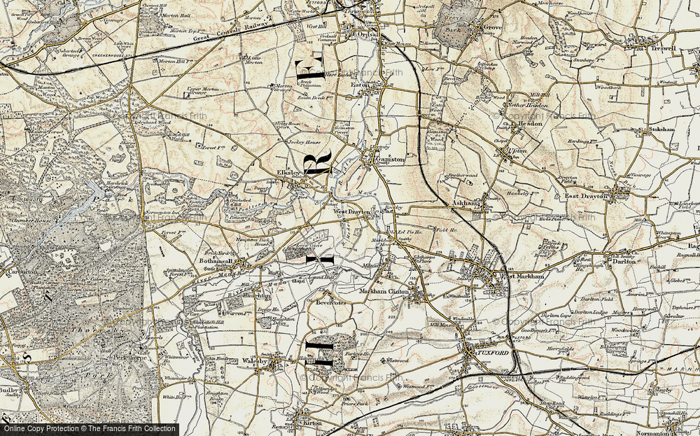 Old Map of West Drayton, 1902-1903 in 1902-1903