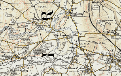 Old map of West Drayton in 1902-1903