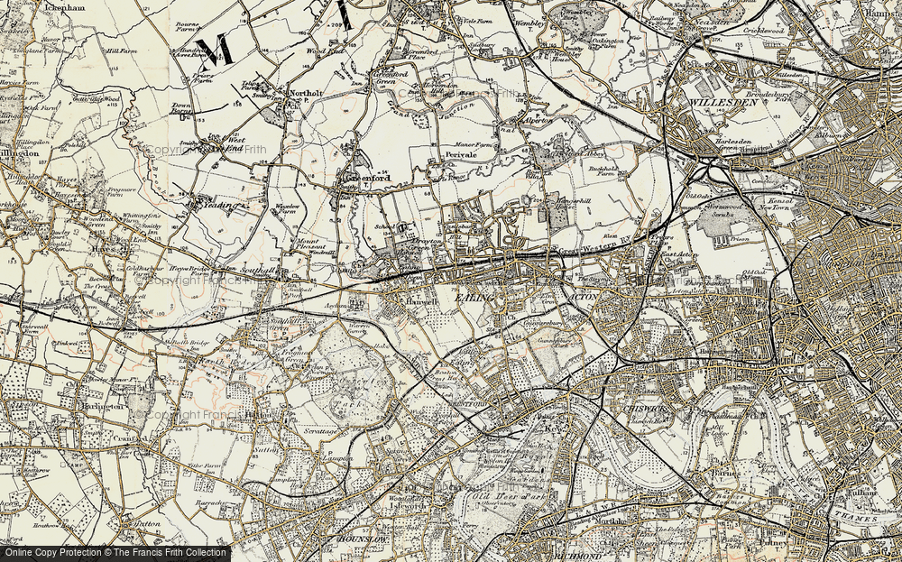 Old Maps of West Ealing, Greater London - Francis Frith