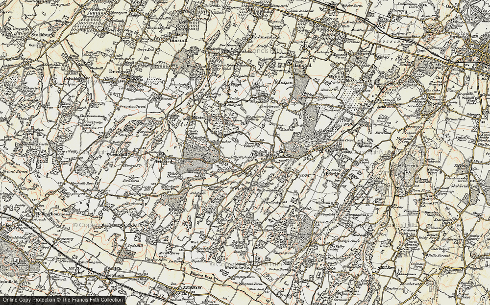 Old Map of West End, 1897-1898 in 1897-1898