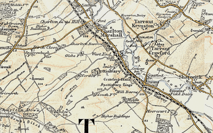 Old map of West End in 1897-1909