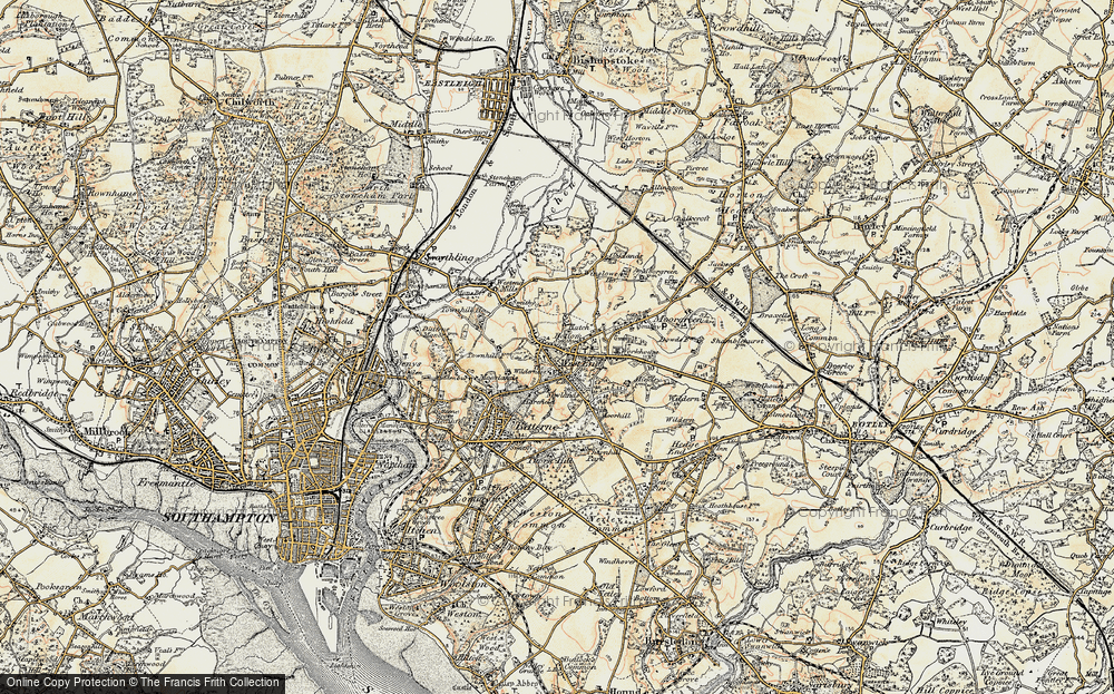 Old Map of West End, 1897-1909 in 1897-1909
