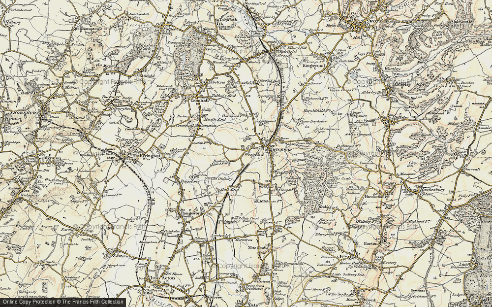 Old Map of West End, 1898-1899 in 1898-1899