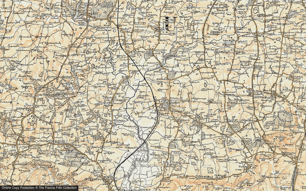 Old Map of West End, 1898 in 1898