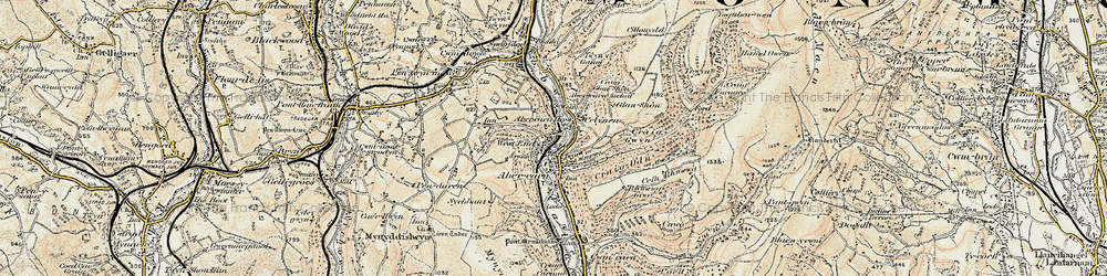 Old map of West End in 1899-1900