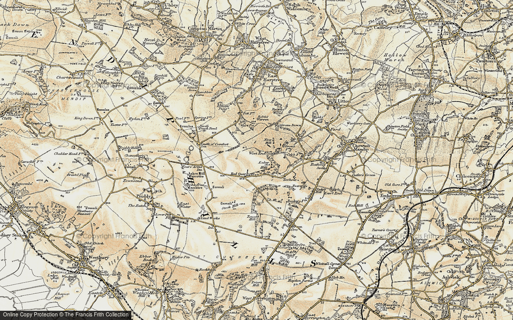 Old Map of West End, 1899 in 1899