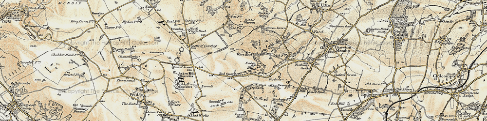 Old map of Wurt Pit in 1899