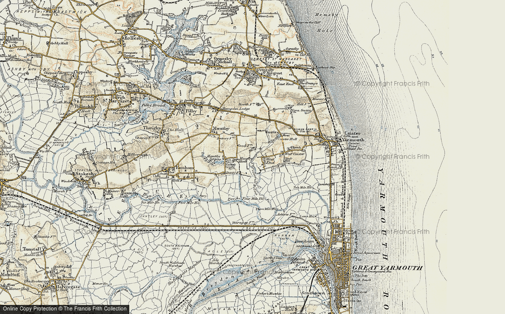Old Map of West End, 1901-1902 in 1901-1902