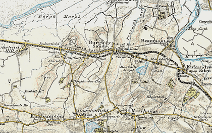 Old map of West End in 1901-1904