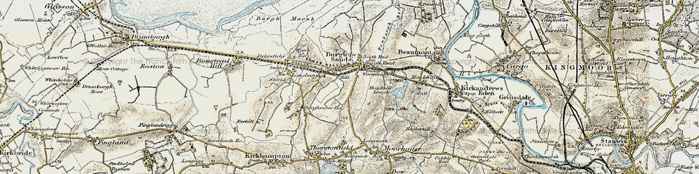 Old map of West End in 1901-1904