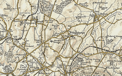 Old map of West End in 1902-1903