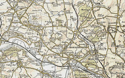 Old map of Brownberries, The in 1903-1904