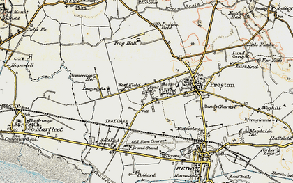 Old map of West End in 1903-1908