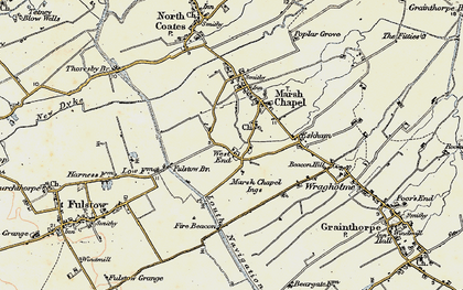 Old map of West End in 1903-1908