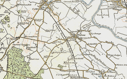 Old map of West End in 1903