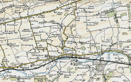 Old map of West End Town in 1901-1904