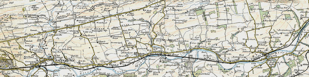 Old map of West End Town in 1901-1904