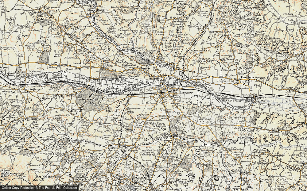 Old Map of West Fields, 1897-1900 in 1897-1900