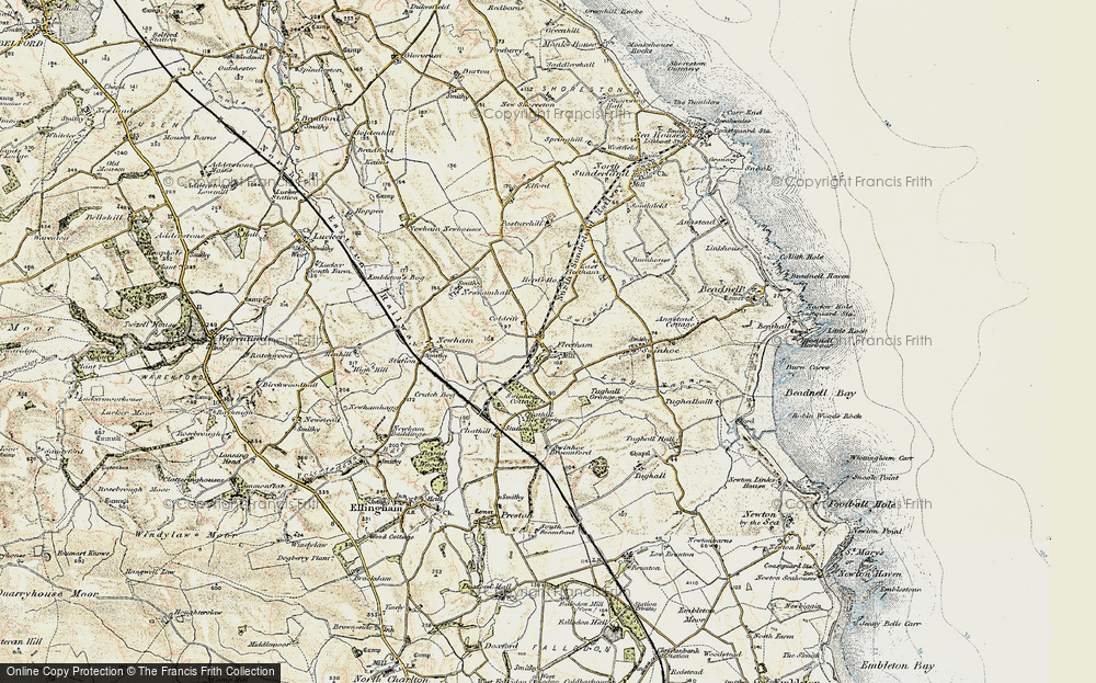 Old Map of Historic Map covering Hill Crest in 1901-1903