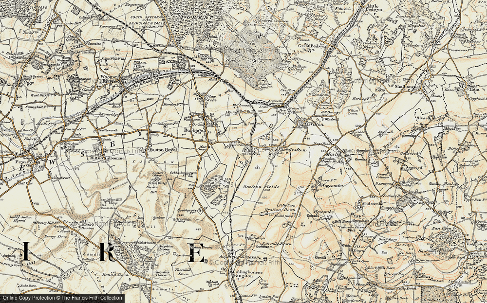 Old Map of West Grafton, 1897-1899 in 1897-1899